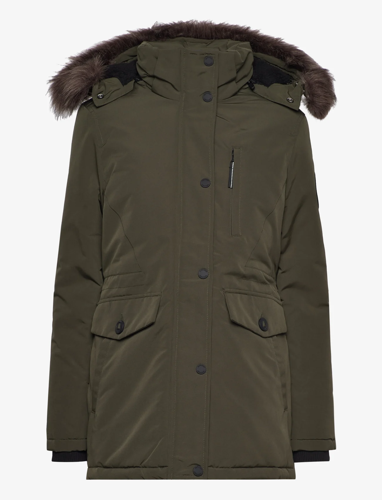 Superdry - EVEREST PARKA - parka's - army khaki - 0