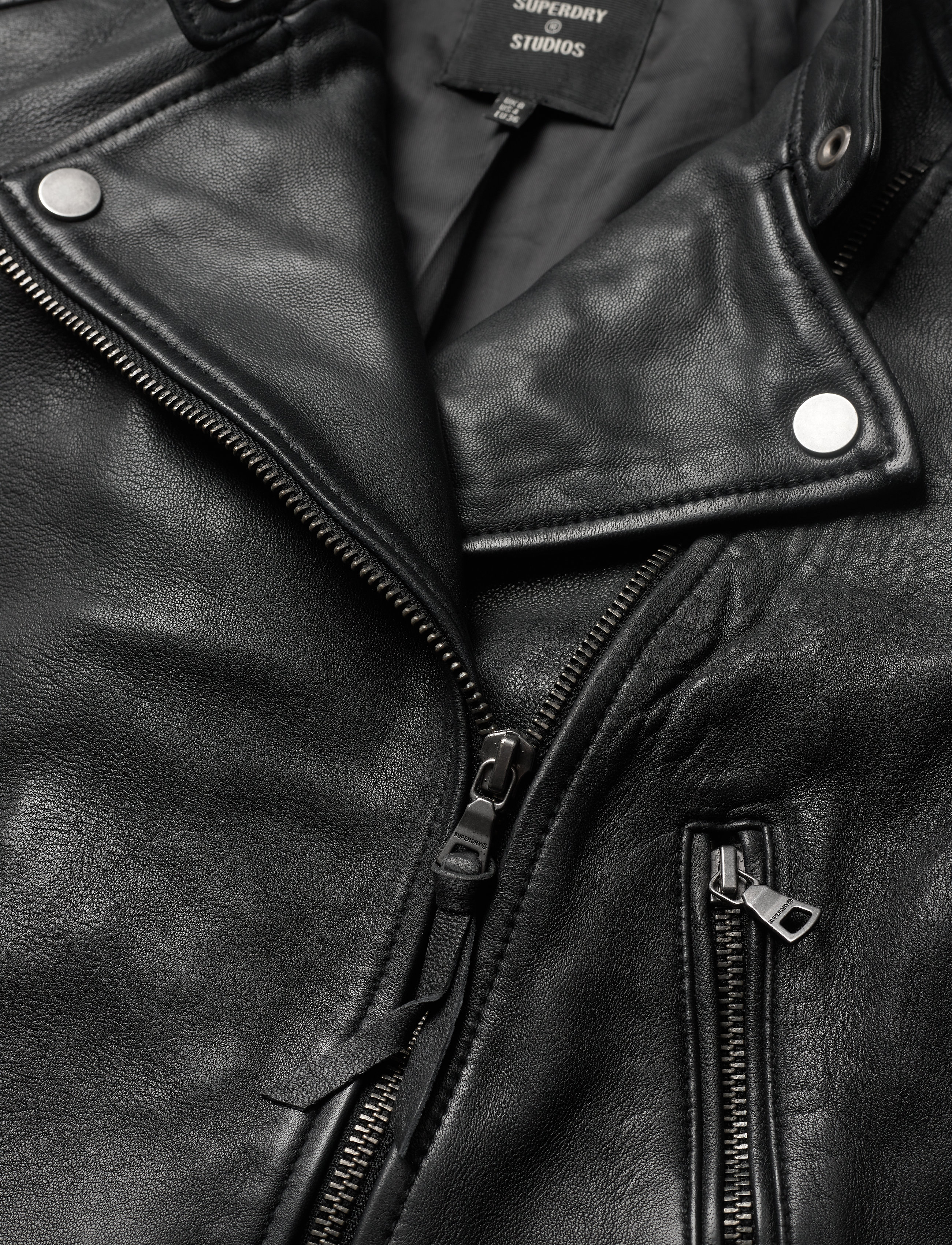 Superdry - STUDIOS CLASSIC RACER JACKET - black - 3