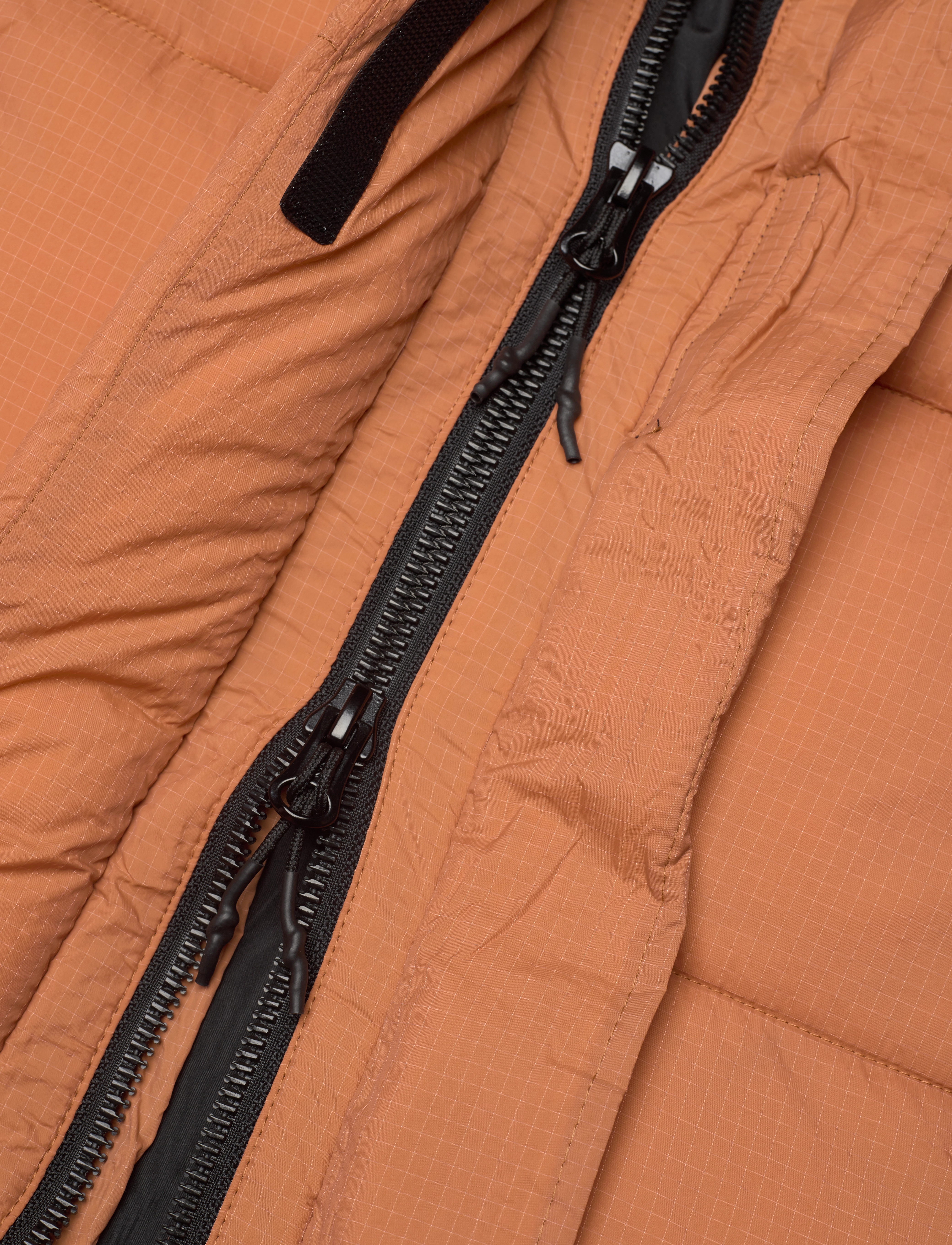 Superdry - TOUCHLINE PADDED JACKET - caramel grid - 4
