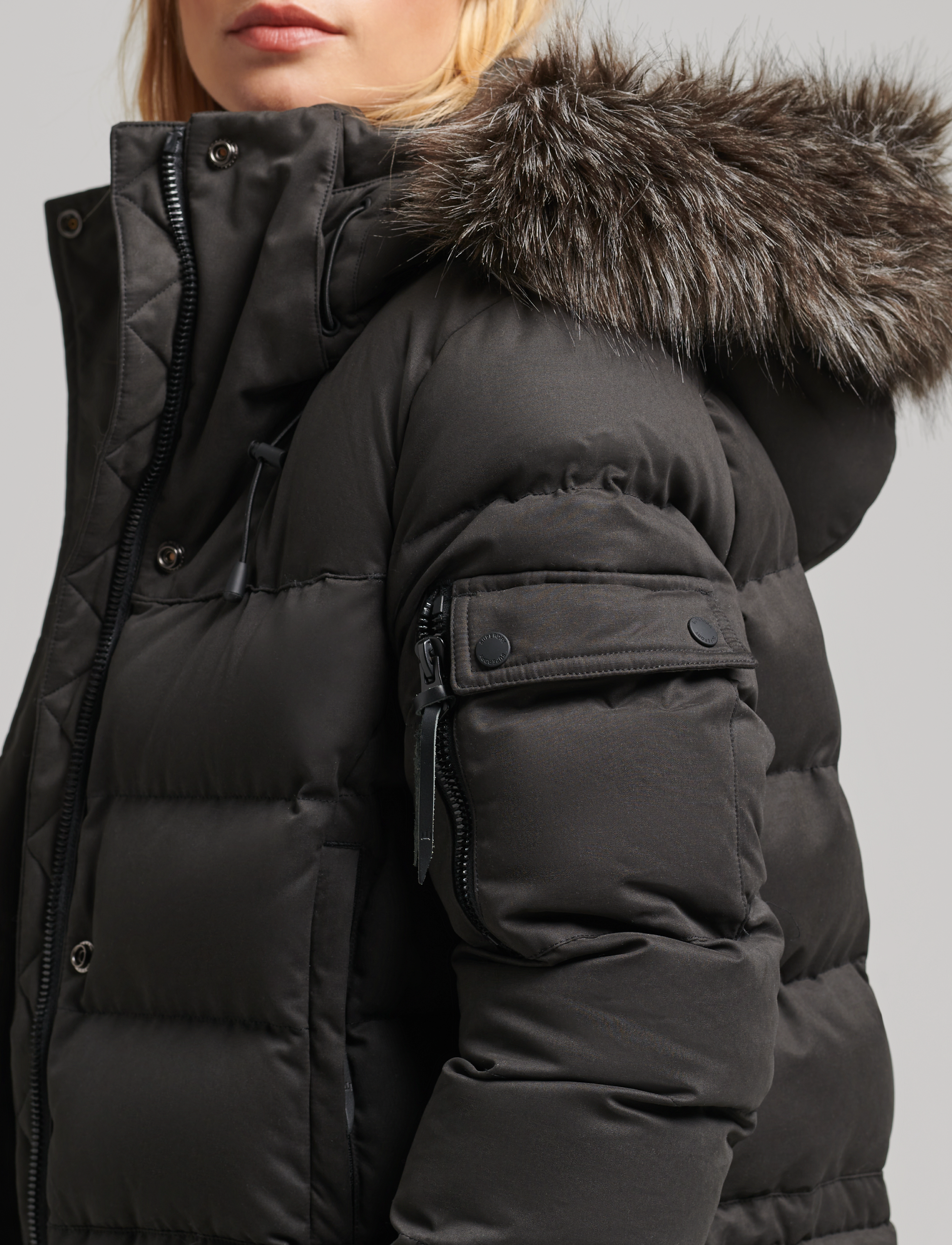 Superdry - MF EXPEDITION LONG LINE PARKA - black - 4