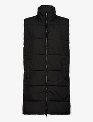 Superdry - STUDIOS LONGLINE QUILTED GILET - dunveste - black - 0