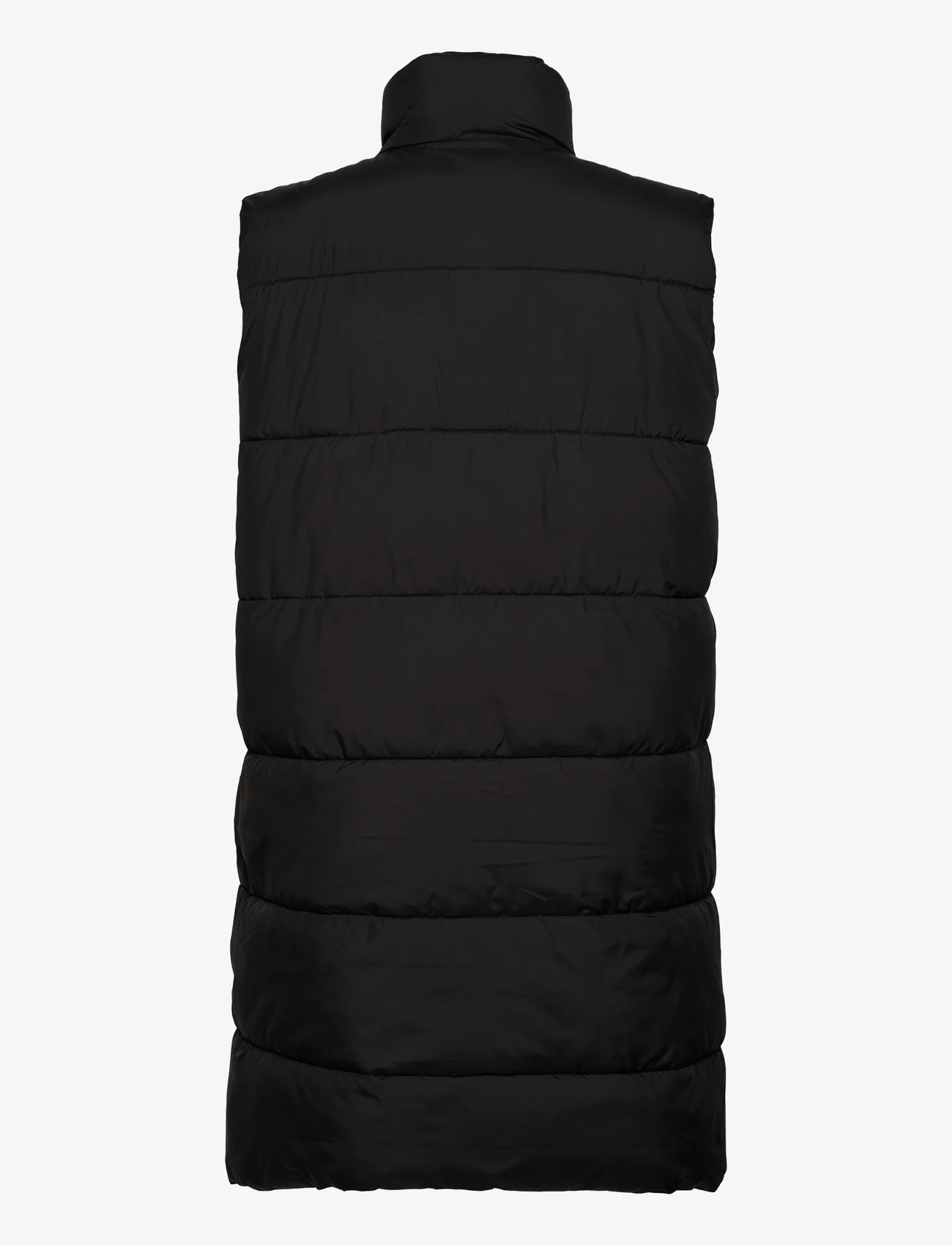 Superdry - STUDIOS LONGLINE QUILTED GILET - puffer vests - black - 1