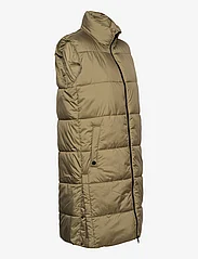 Superdry - STUDIOS LONGLINE QUILTED GILET - down- & padded jackets - tornado green - 4