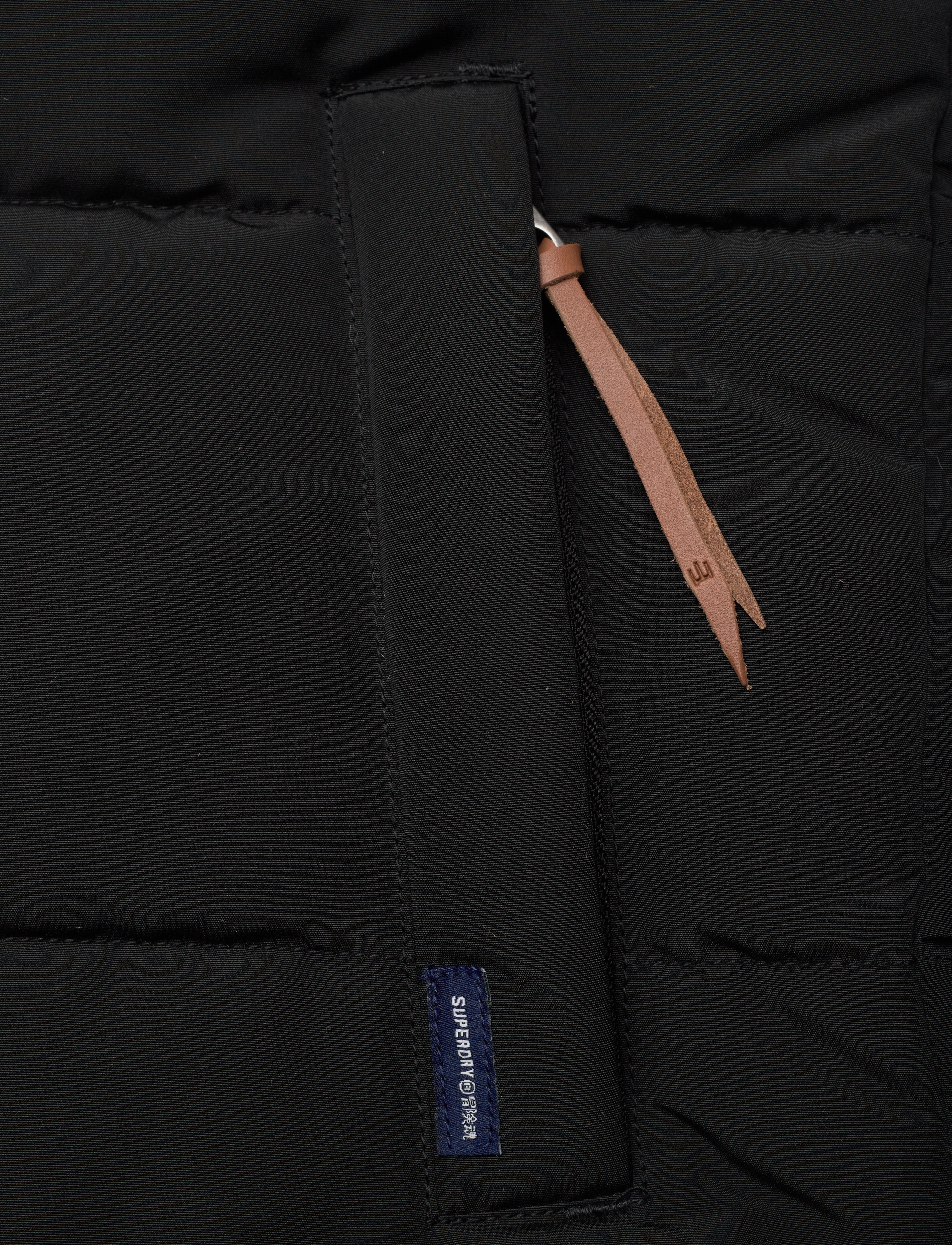 Superdry - VINTAGE EVEREST FAUX FUR GILET - Üleriided - black - 3
