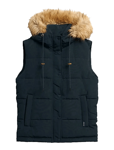Vintage Everest Faux Fur Gilet - Vatterede Veste