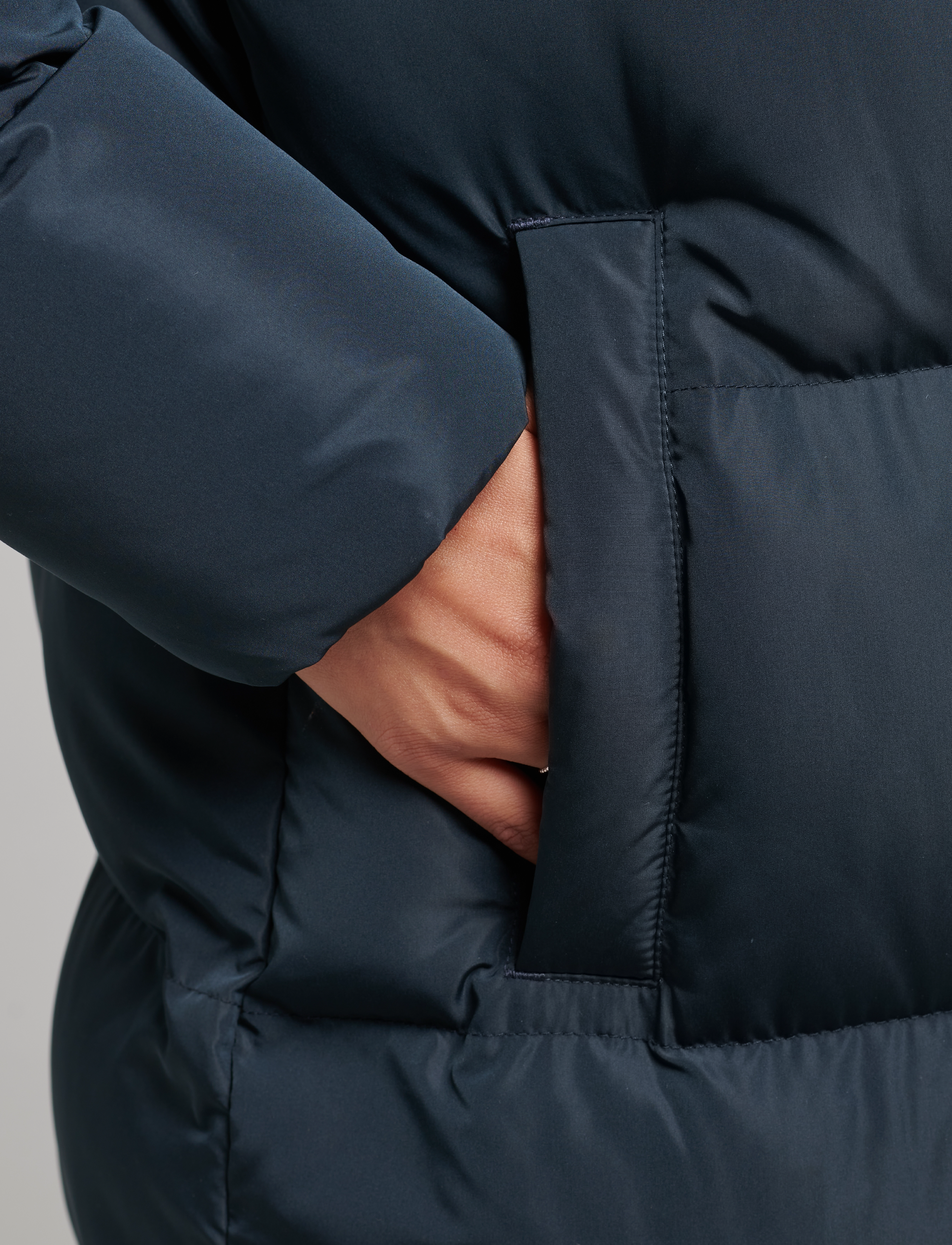 Superdry - STUDIOS LONGLINE DUVET COAT - eclipse navy - 4