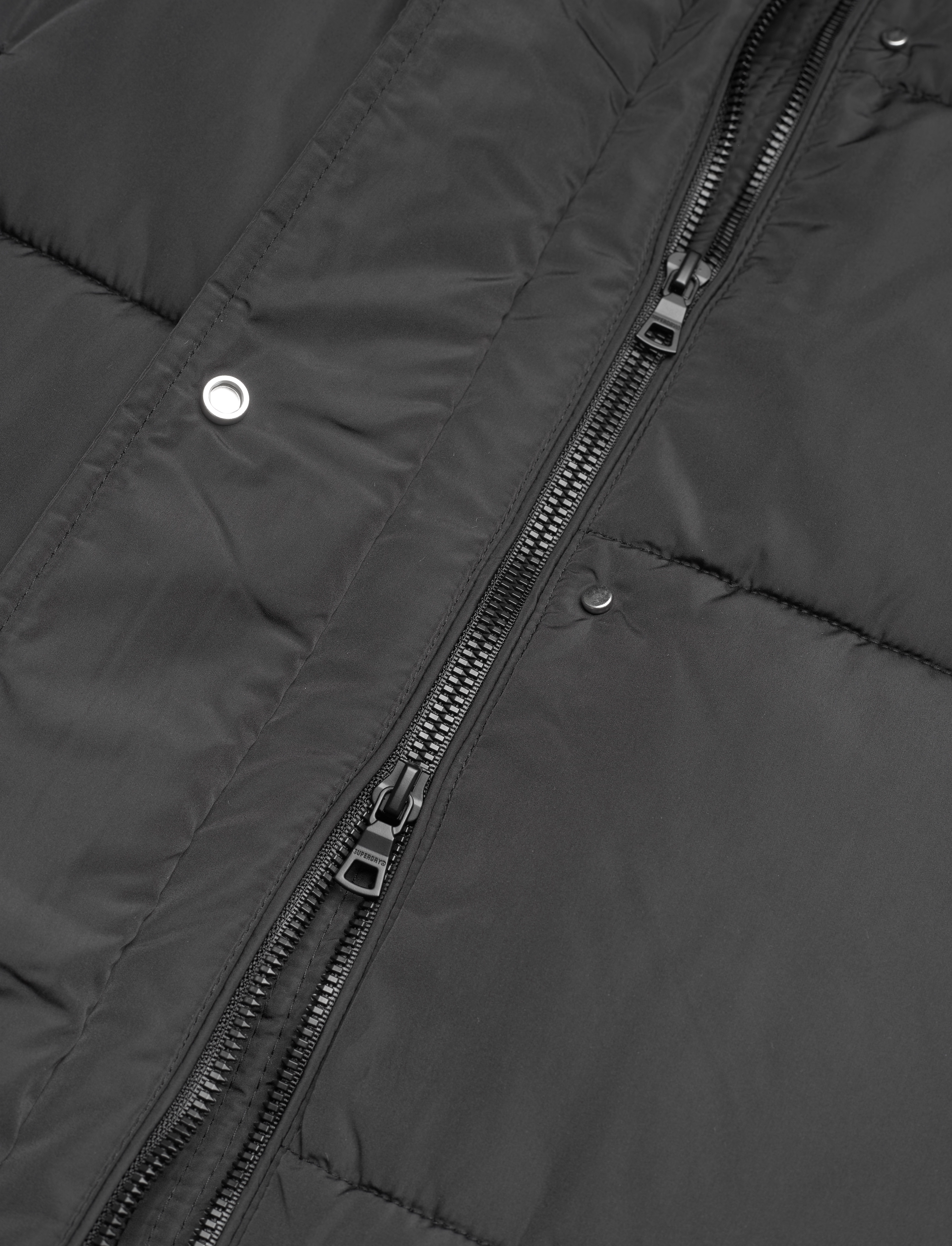 Superdry - STUDIOS LONGLINE DUVET COAT - black - 3