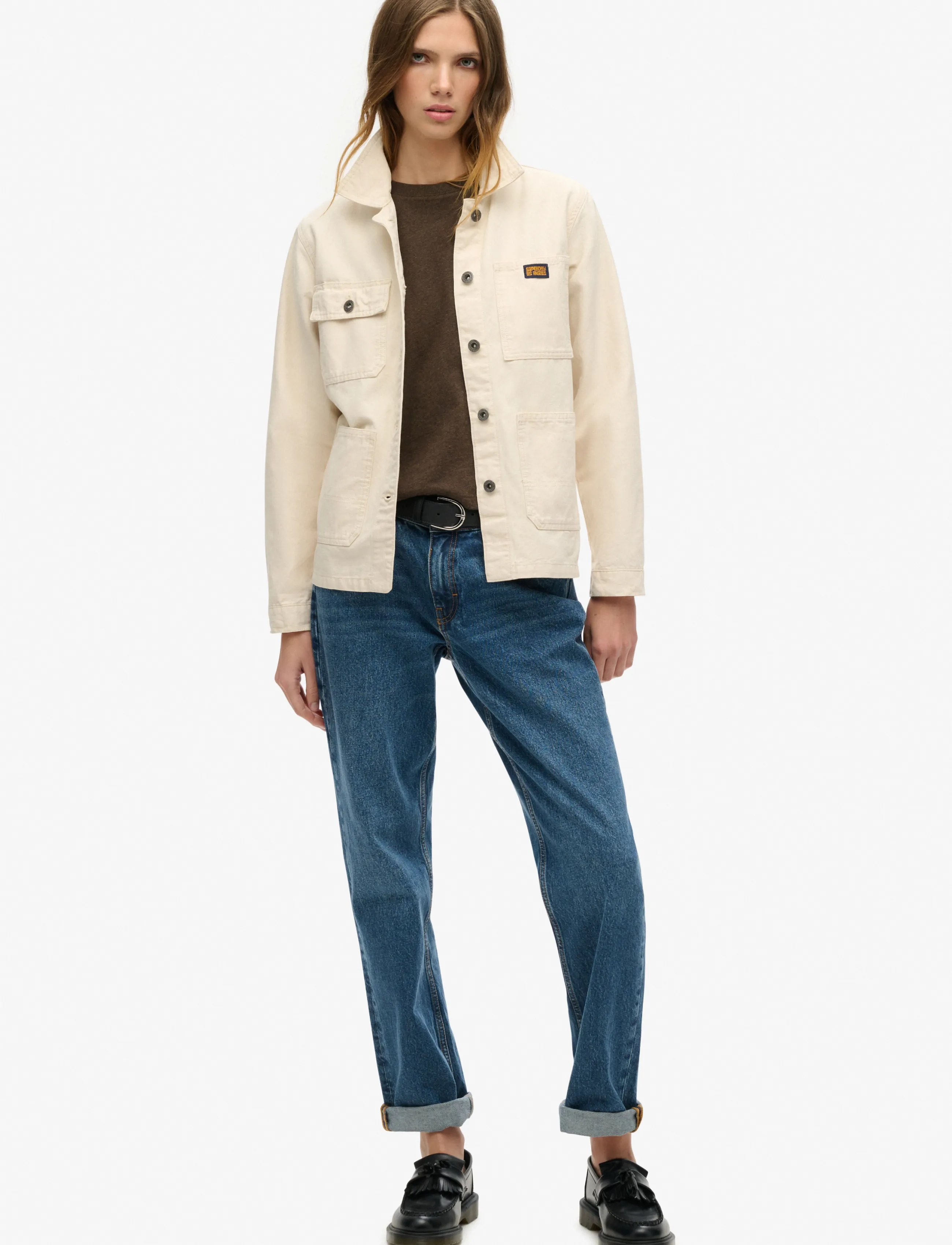 Superdry - VINTAGE CHORE JACKET - utility-jakker - oatmeal - 4