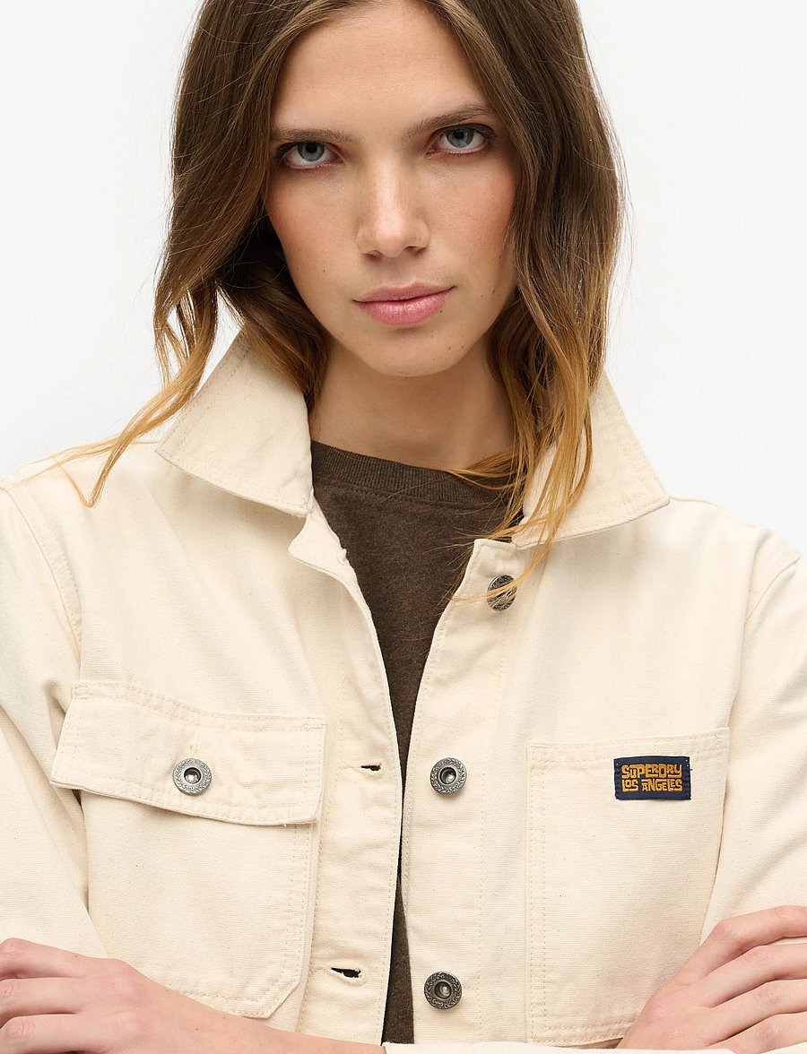 Superdry - VINTAGE CHORE JACKET - utility-jakker - oatmeal - 5