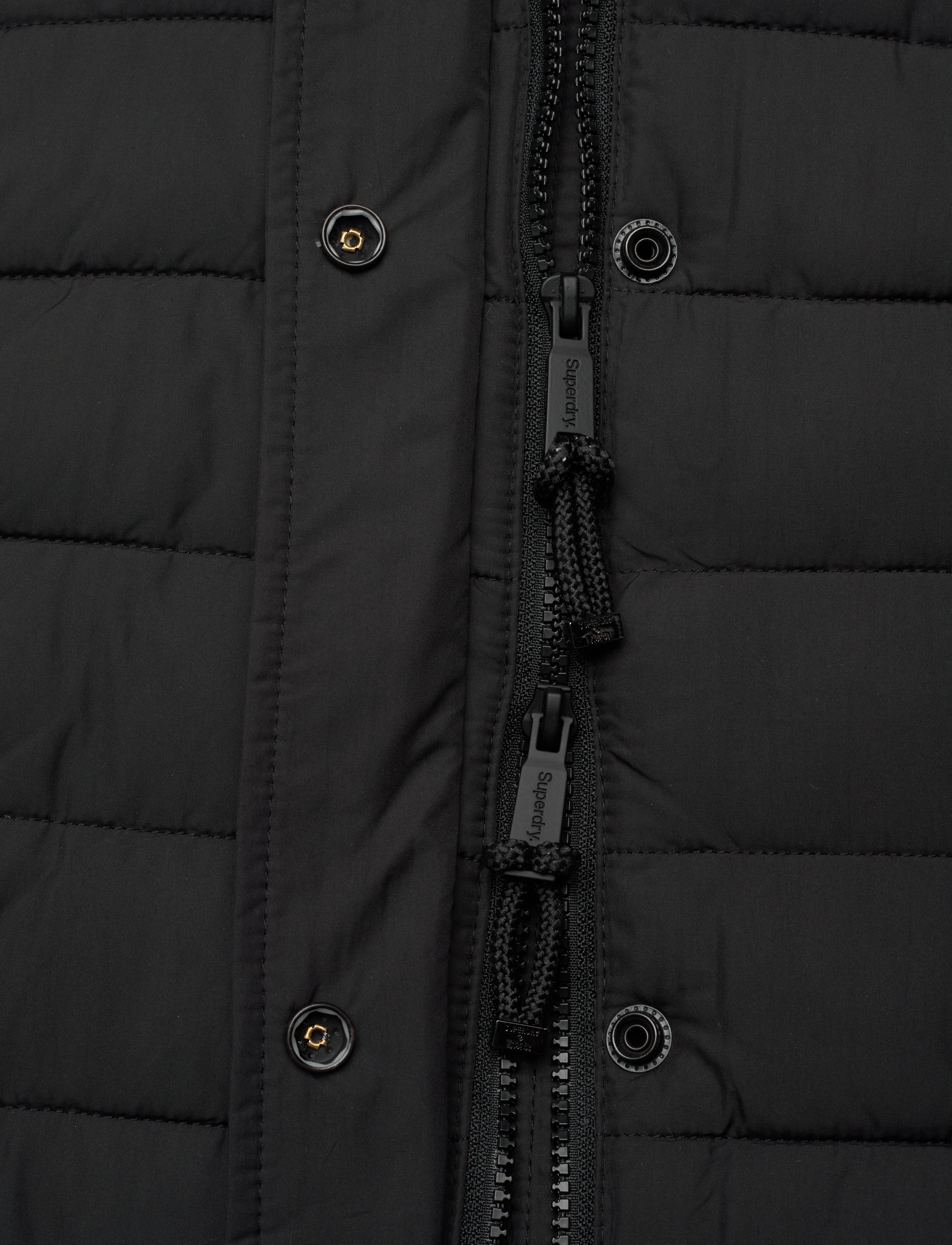 Superdry - SUPER LONG LINE FUJI JACKET - black - 4