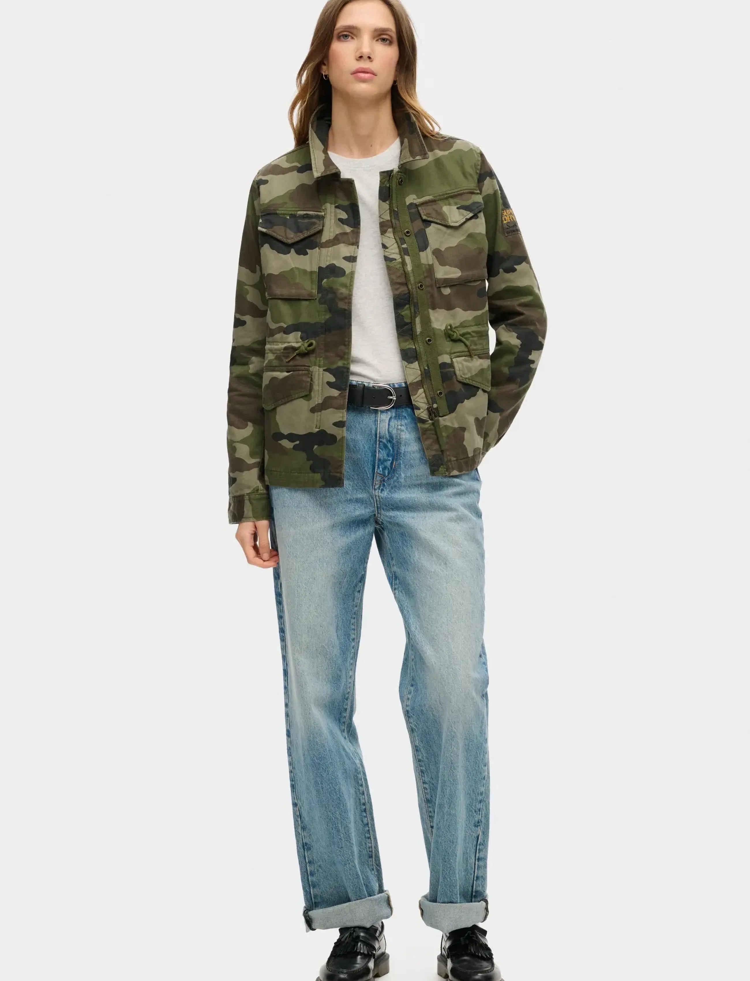 Superdry - MILITARY M65 JACKET - outerwear - french camo green - 4
