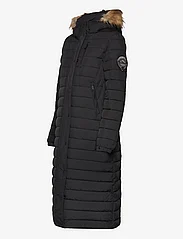 Superdry - FUJI HOODED LONGLINE PUFFER - winter jackets - black - 2