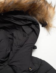 Superdry - FUJI HOODED LONGLINE PUFFER - winter jackets - black - 5