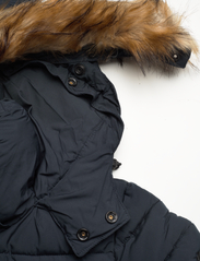 Superdry - FUJI HOODED LONGLINE PUFFER - winterjacken - nordic chrome navy - 5