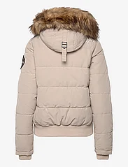 Superdry - EVEREST HOODED PUFFER BOMBER - kevättakit - chateau grey - 1