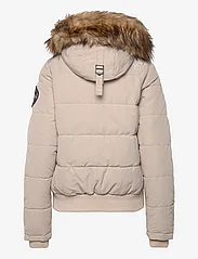 Superdry - EVEREST HOODED PUFFER BOMBER - forårsjakker - chateau grey - 1