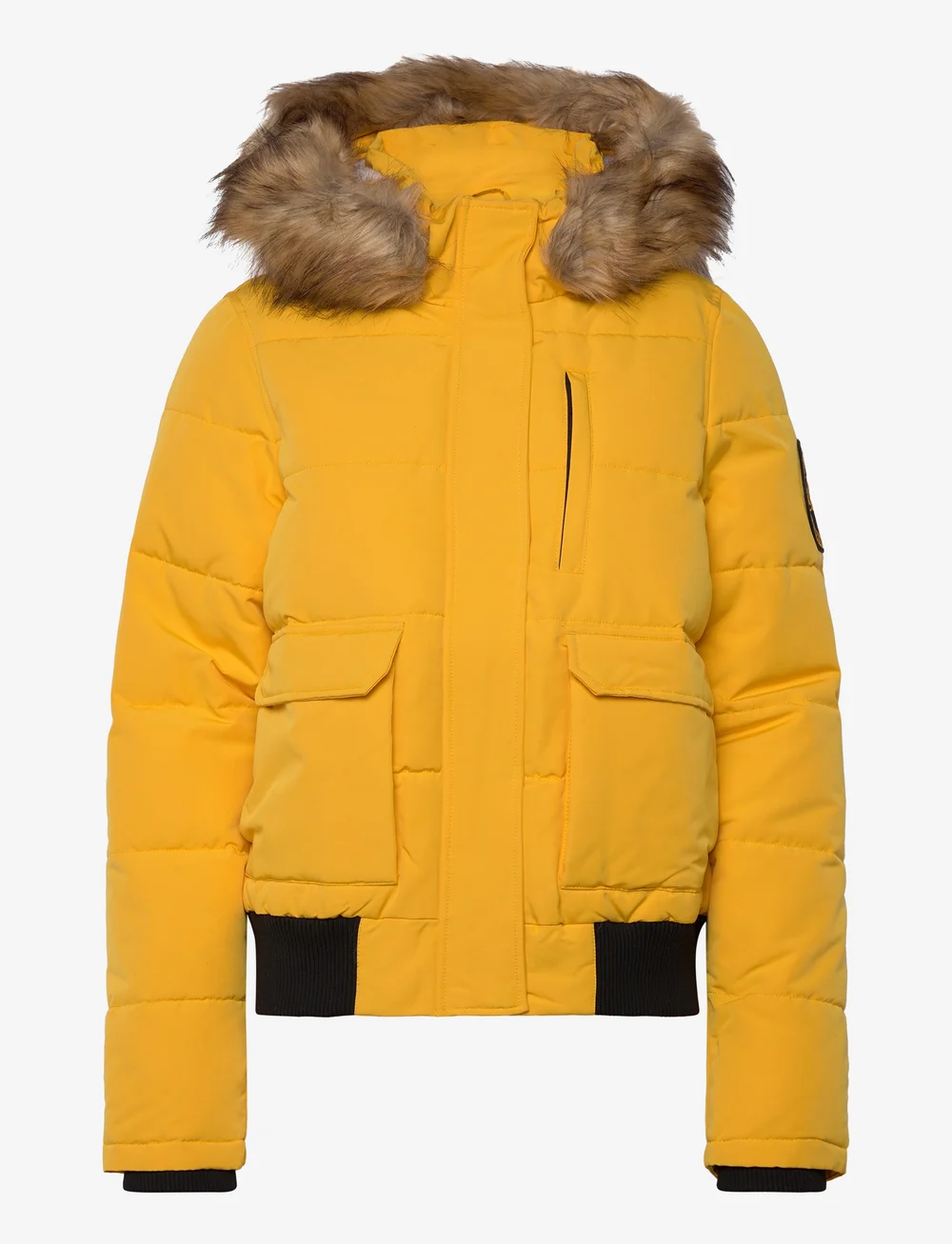Superdry 2025 coats yellow