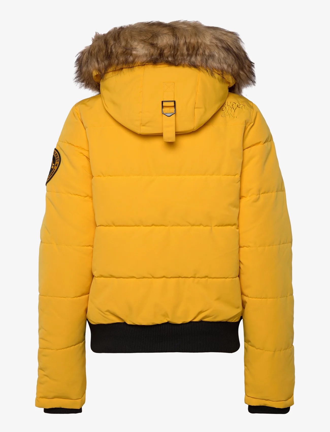 Superdry - EVEREST HOODED PUFFER BOMBER - spring jackets - utah gold yellow - 1