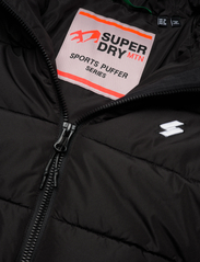 Superdry - HOODED SPIRIT SPORTS PUFFER - winter jackets - black - 4