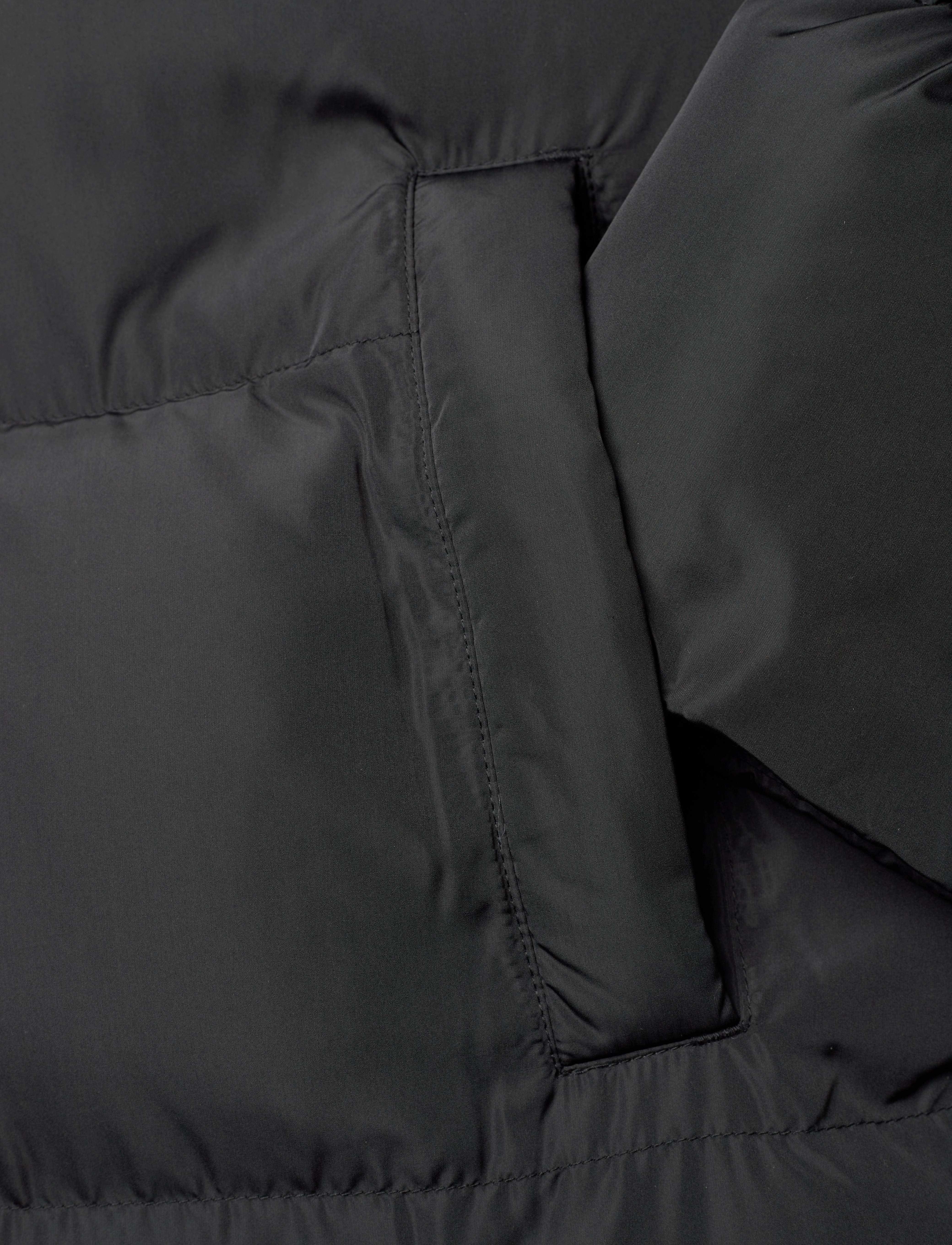 Superdry - LONGLINE HOODED PUFFER COAT - black - 5