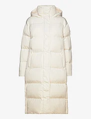 Superdry - LONGLINE HOODED PUFFER COAT - winter jackets - off white - 0