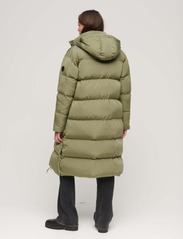 Superdry - LONGLINE HOODED PUFFER COAT - winter jackets - wild khaki - 6