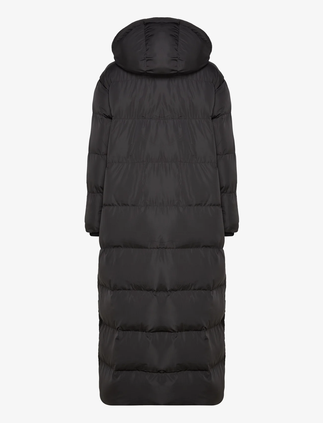 Superdry - MAXI HOODED PUFFER COAT - winter jackets - black - 1