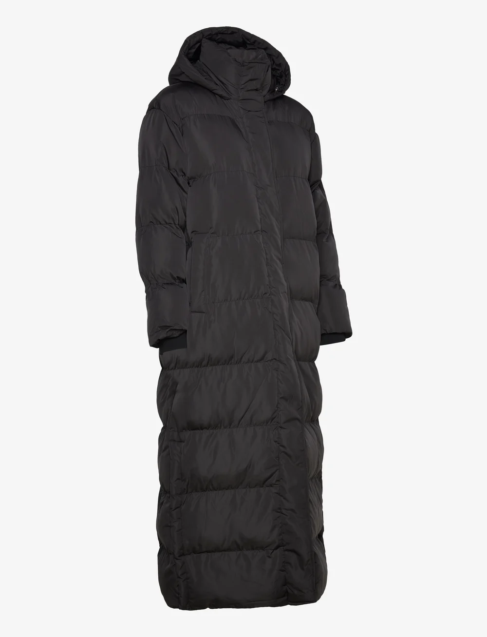 Maxi hooded puffer sales