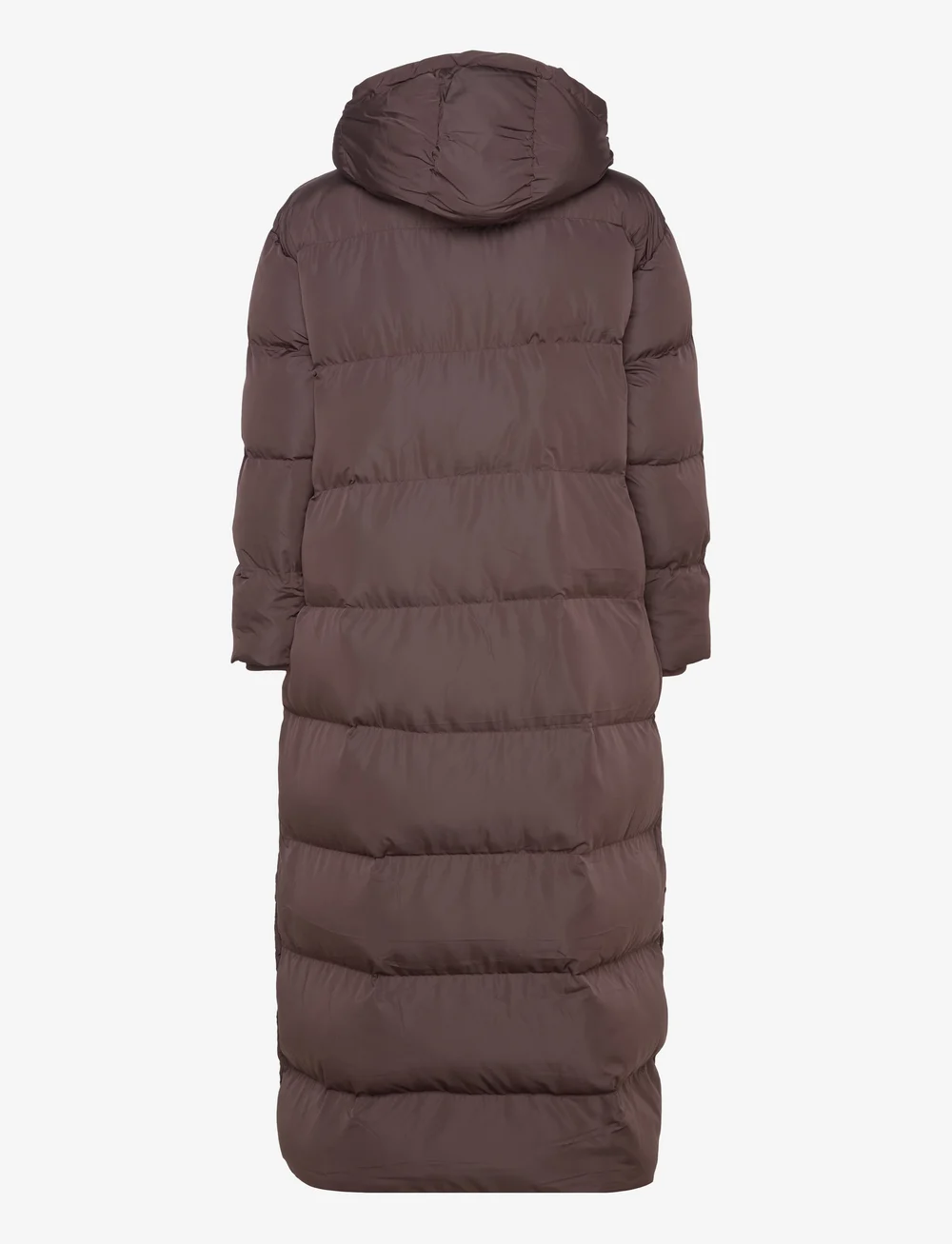 Maxi down 2025 coat with hood
