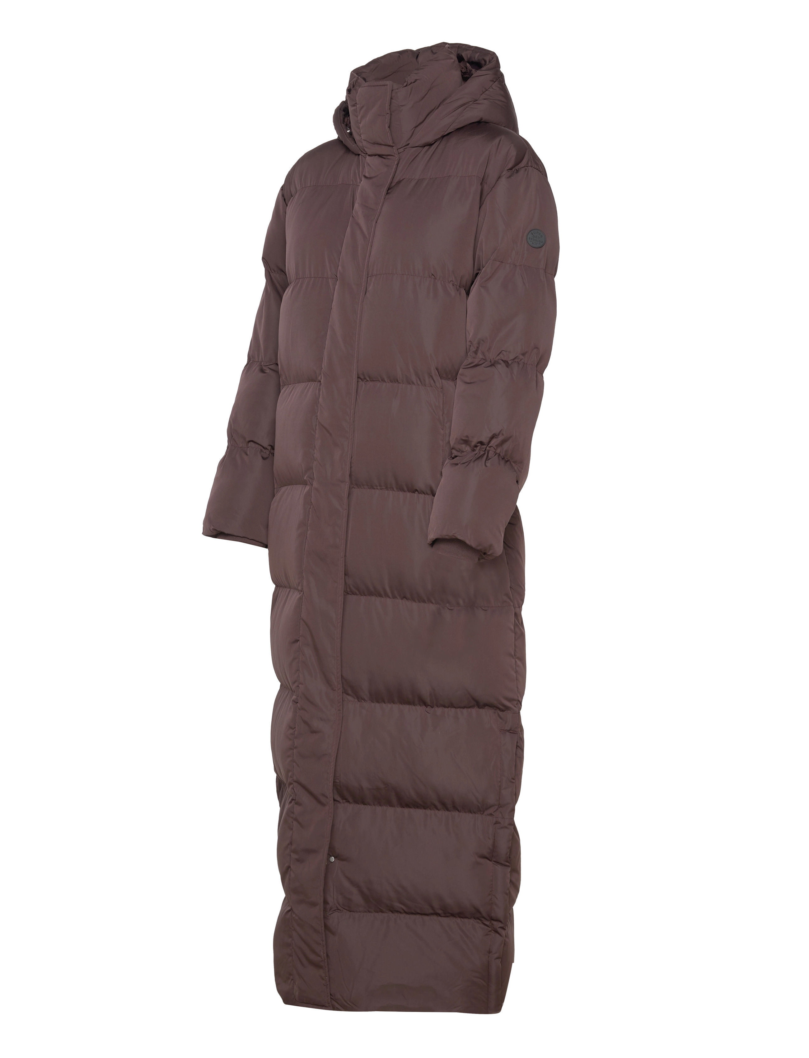 Superdry - MAXI HOODED PUFFER COAT - coffee bean brown - 2