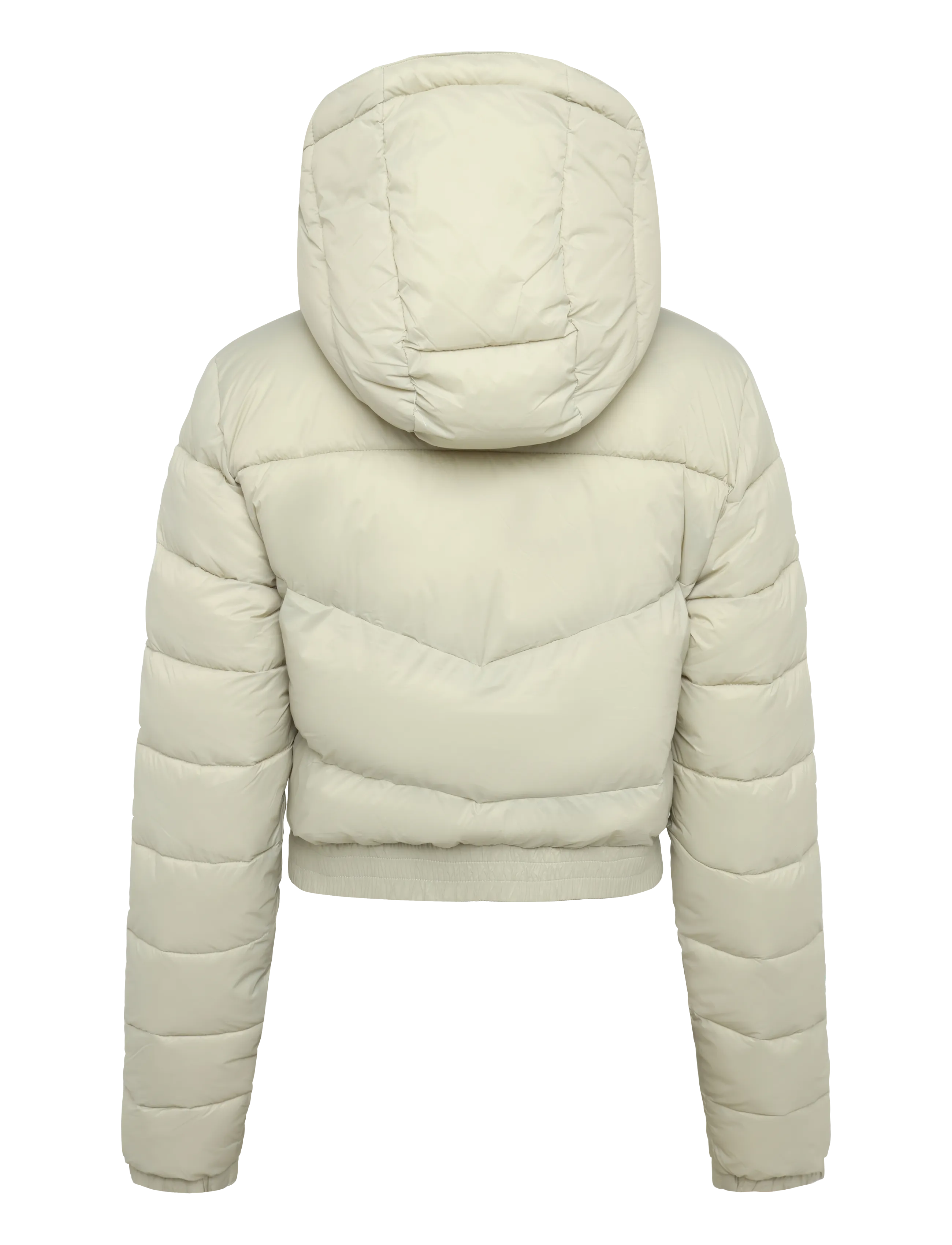 Superdry - CROP HOODED FUJI - winter jackets - pelican beige - 2
