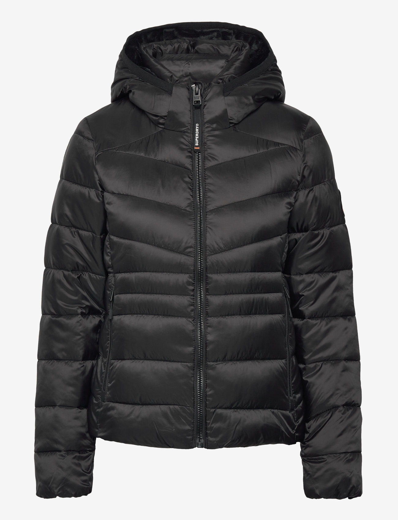 Superdry - HOODED FUJI QUILT PADDED JKT - black - 0
