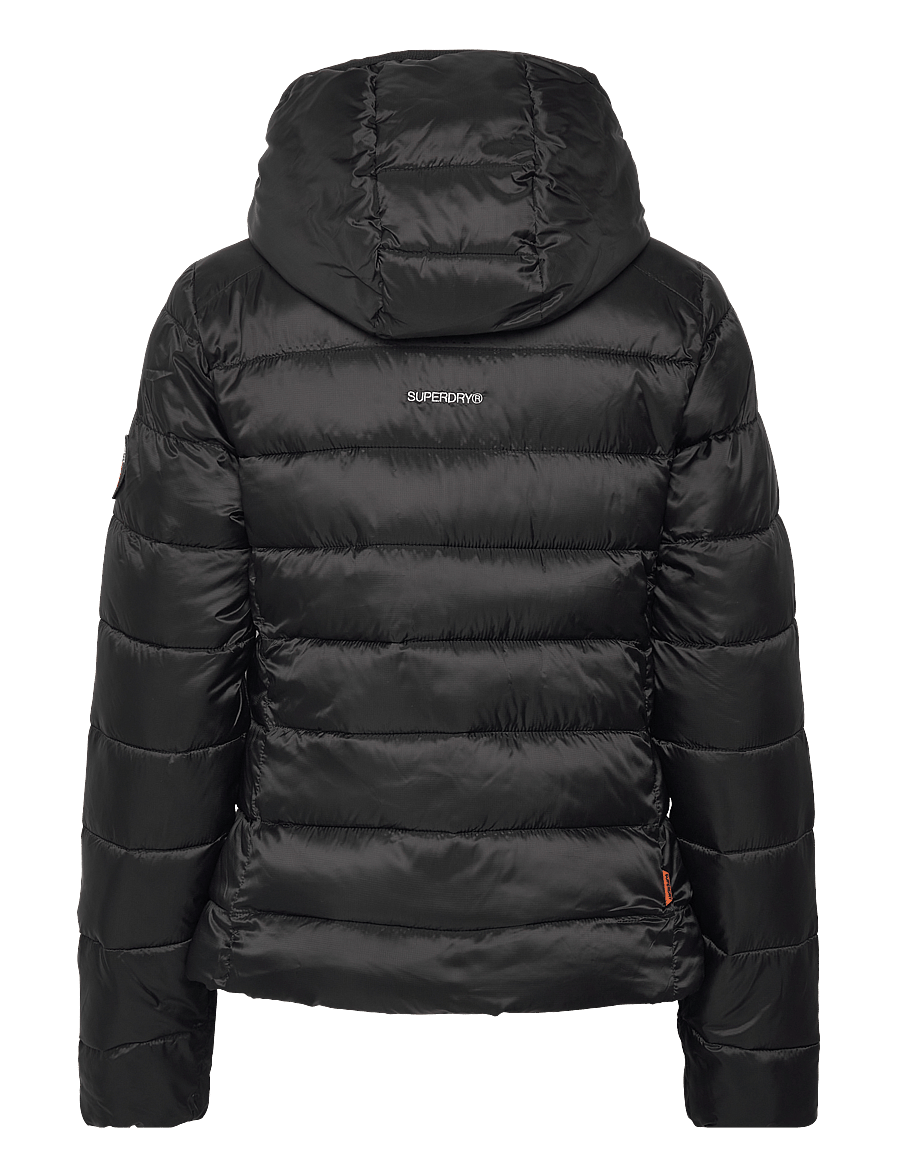 Superdry - HOODED FUJI QUILT PADDED JKT - black - 1