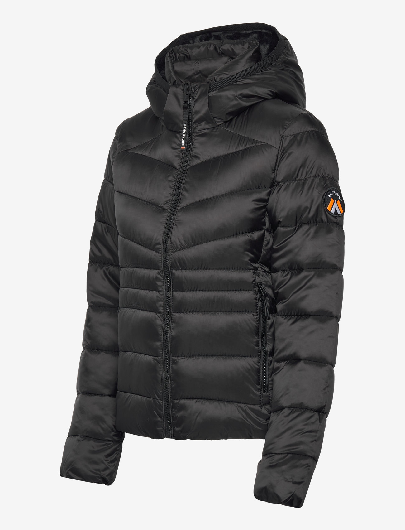 Superdry - HOODED FUJI QUILT PADDED JKT - black - 2