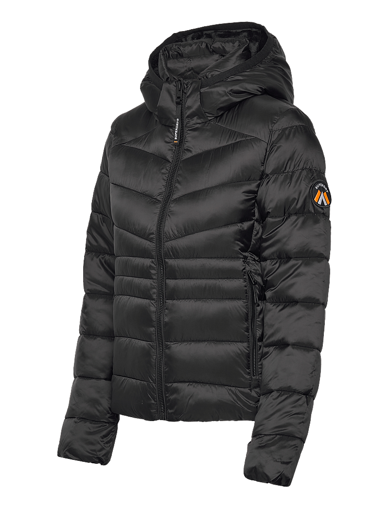 Superdry - HOODED FUJI QUILT PADDED JKT - black - 2