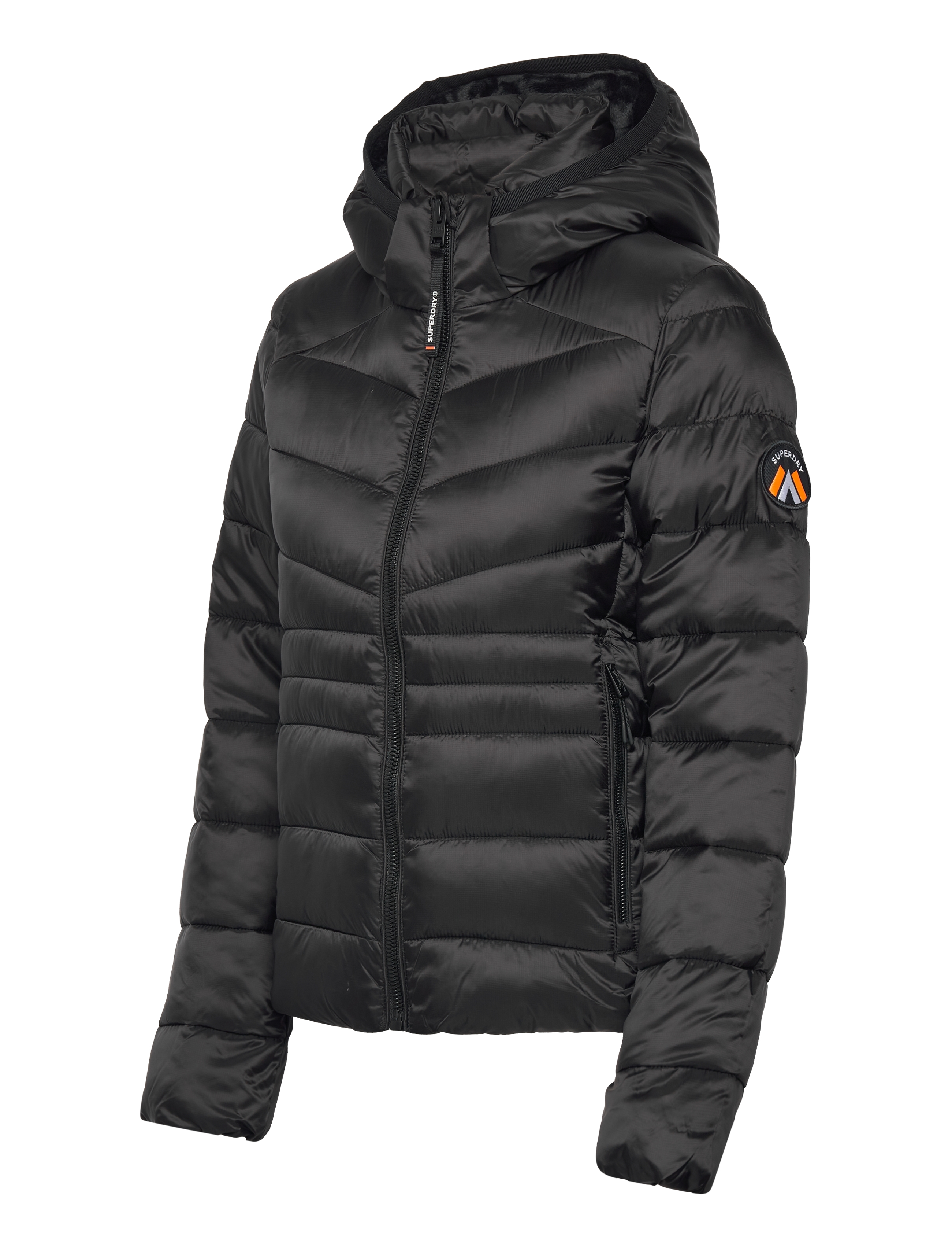 Superdry - HOODED FUJI QUILT PADDED JKT - black - 2