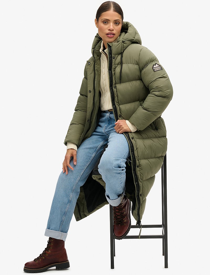 Superdry Ripstop Longline Puffer Jacket Kaufen Sie