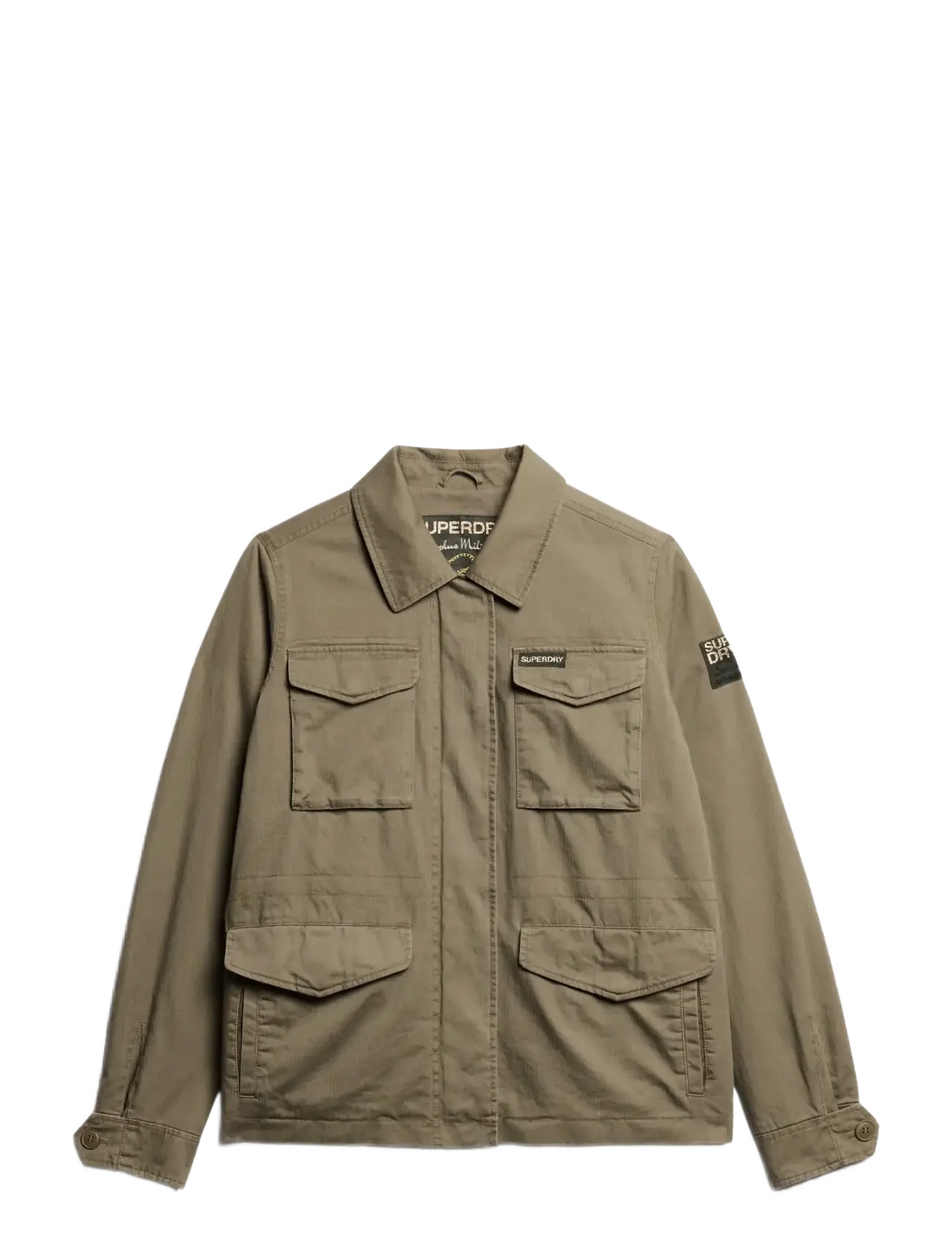 Superdry EMBROIDERED M65 MILITARY JKT - Kleidung - MOSS KHAKI / khaki/green