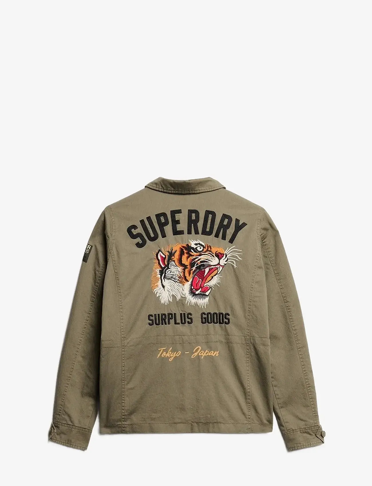 Superdry - EMBROIDERED M65 MILITARY JKT - lentejassen - moss khaki - 2