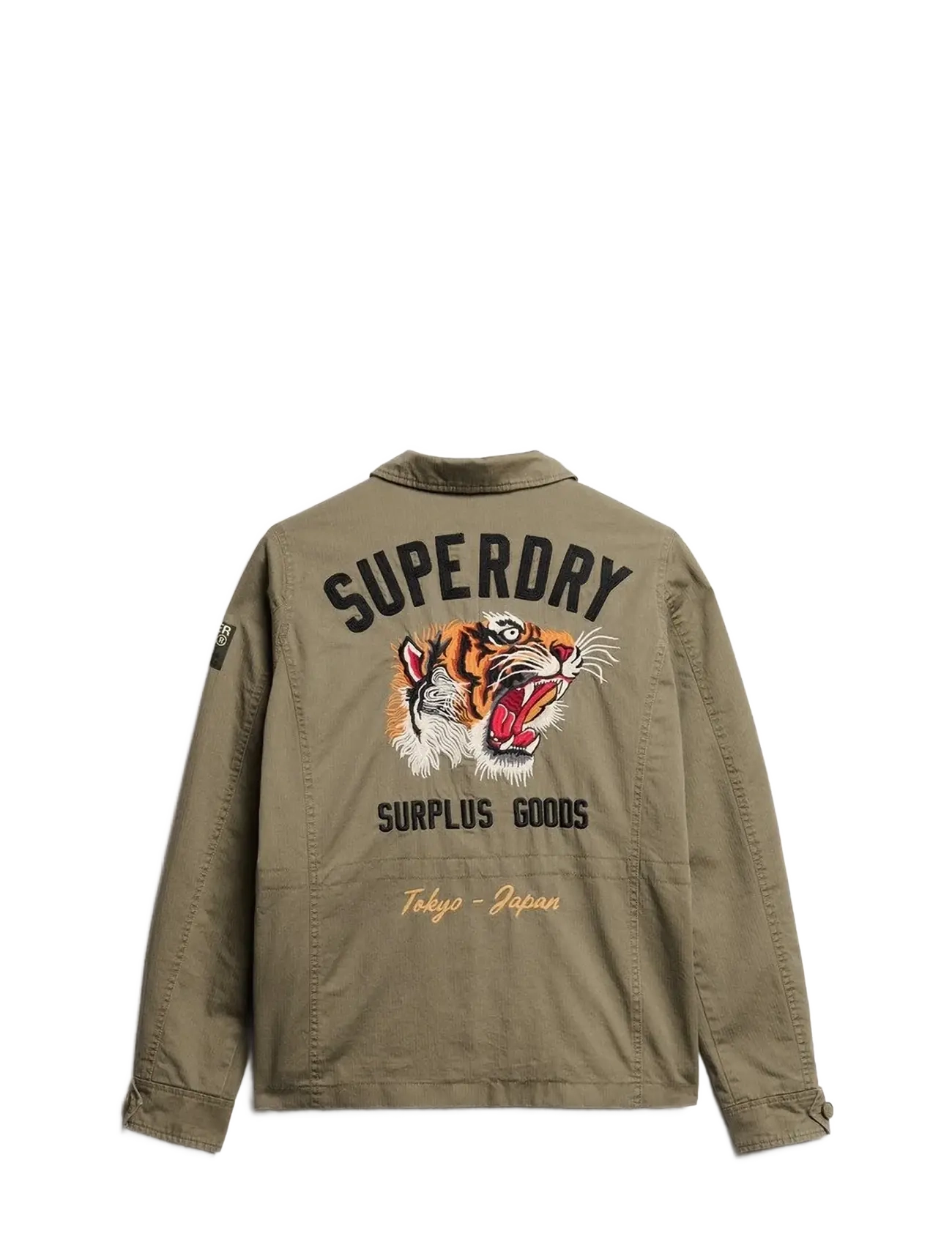 Superdry - EMBROIDERED M65 MILITARY JKT - frühlingsjacken - moss khaki - 2
