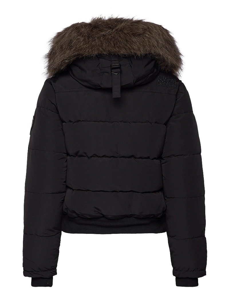 Superdry - EVEREST HOODED BOMBER JKT - winterjacken - black - 2