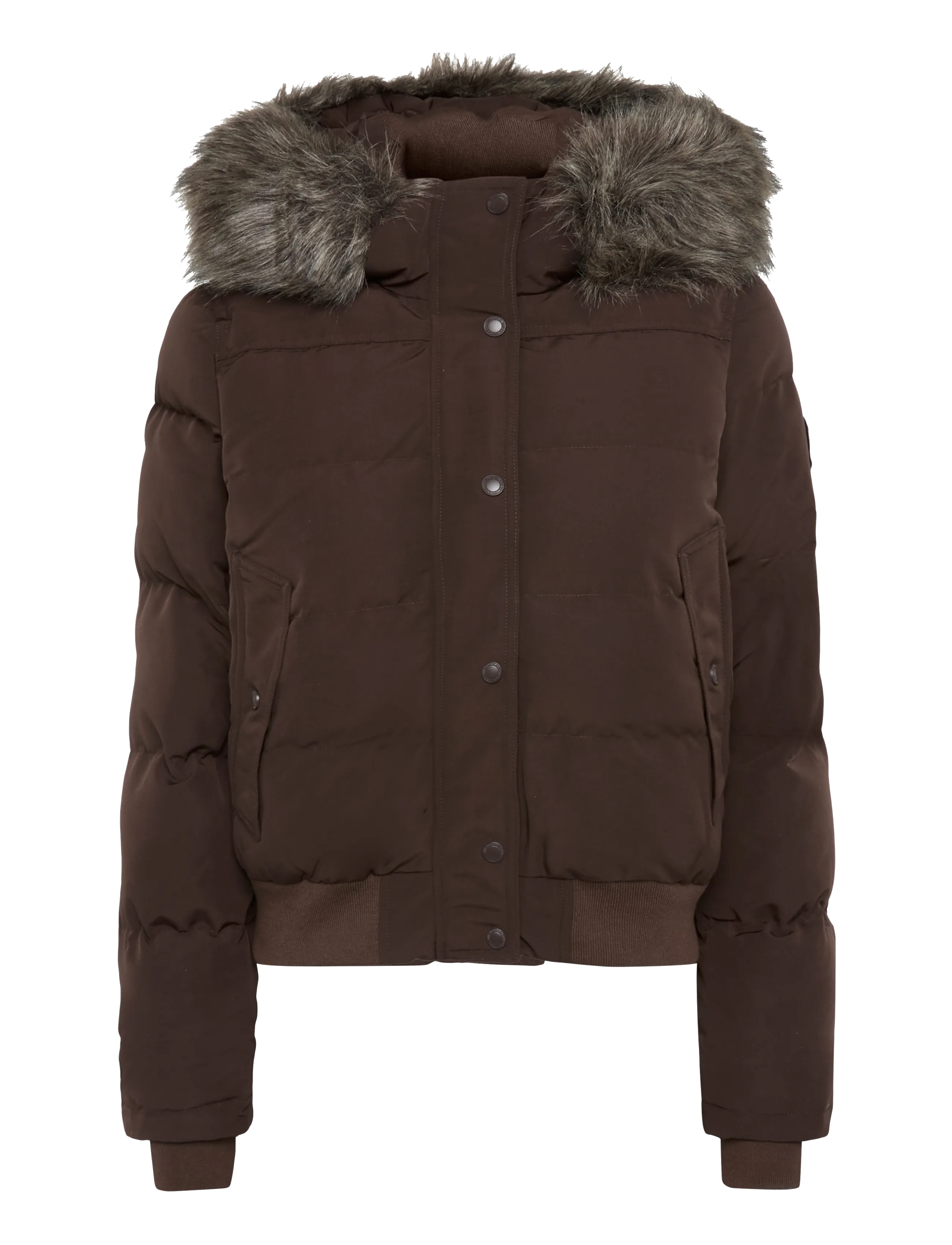 Superdry EVEREST HOODED BOMBER JKT - Clothing - COFFEE BEAN BROWN / brown