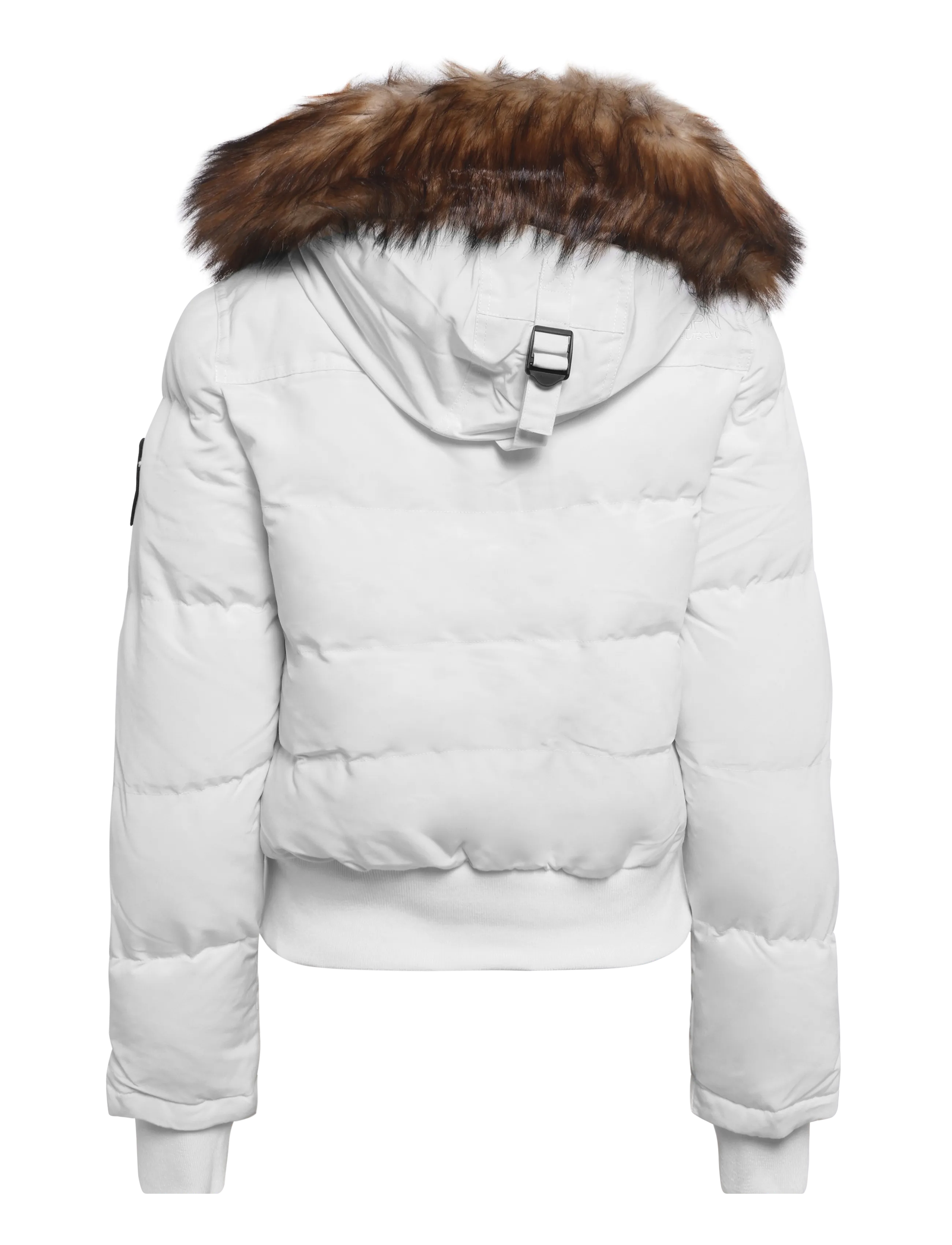 Superdry - EVEREST HOODED BOMBER JKT - winterjacken - off white - 2