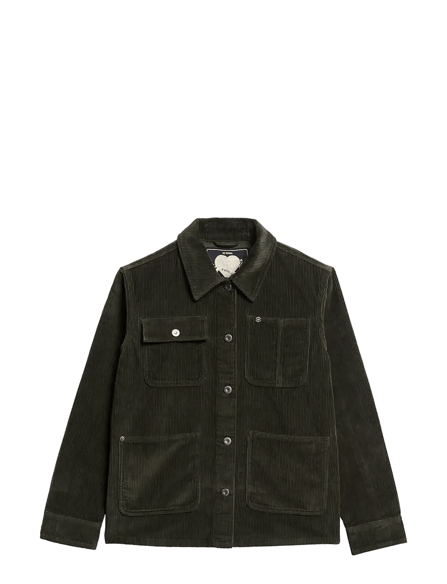 Superdry - CORDUROY CHORE JACKET - army khaki - 1