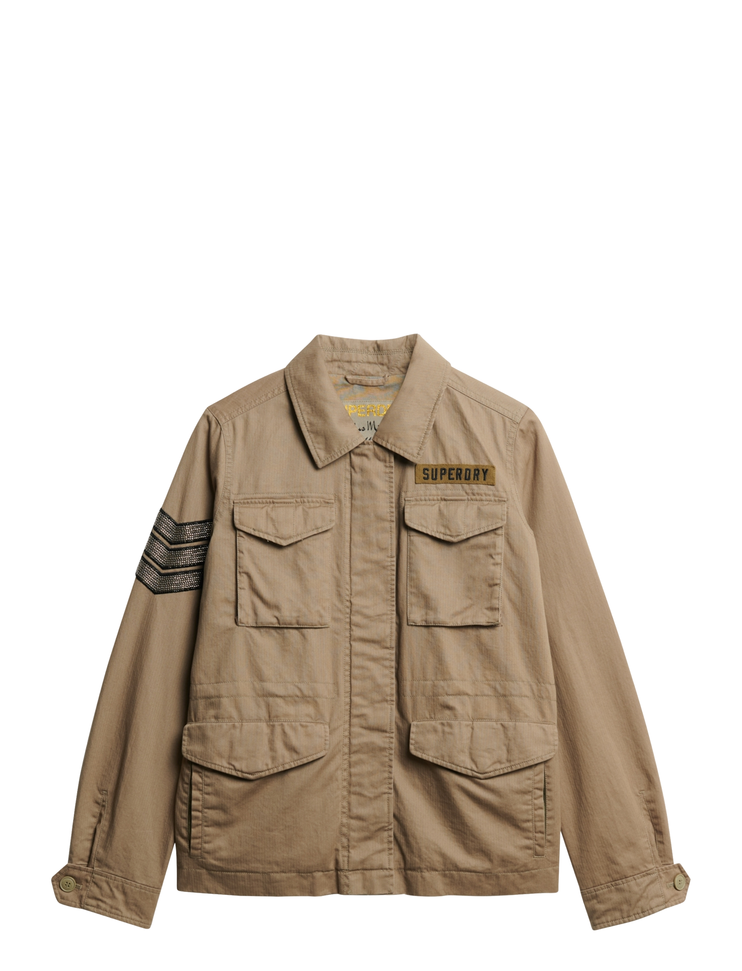 Superdry - EMBELLISHED M65 MILITARY JKT - dark sage green - 2