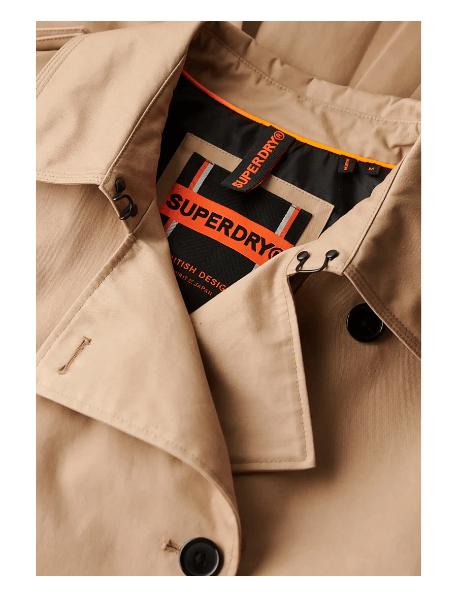 Superdry - CLASSIC TRENCH COAT - trenchcoats - shaker beige - 2