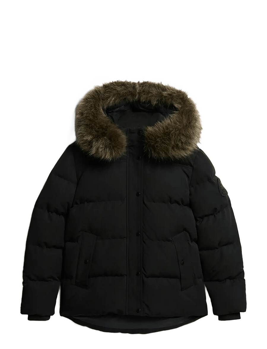 Superdry - EVEREST 5 BAFFLE PUFFER JKT - winter jacket - black - 1
