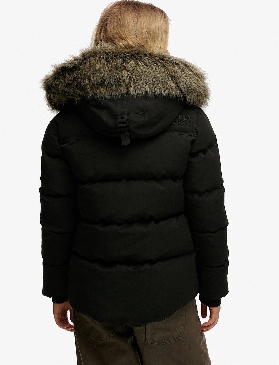 Superdry - EVEREST 5 BAFFLE PUFFER JKT - winter jacket - black - 2