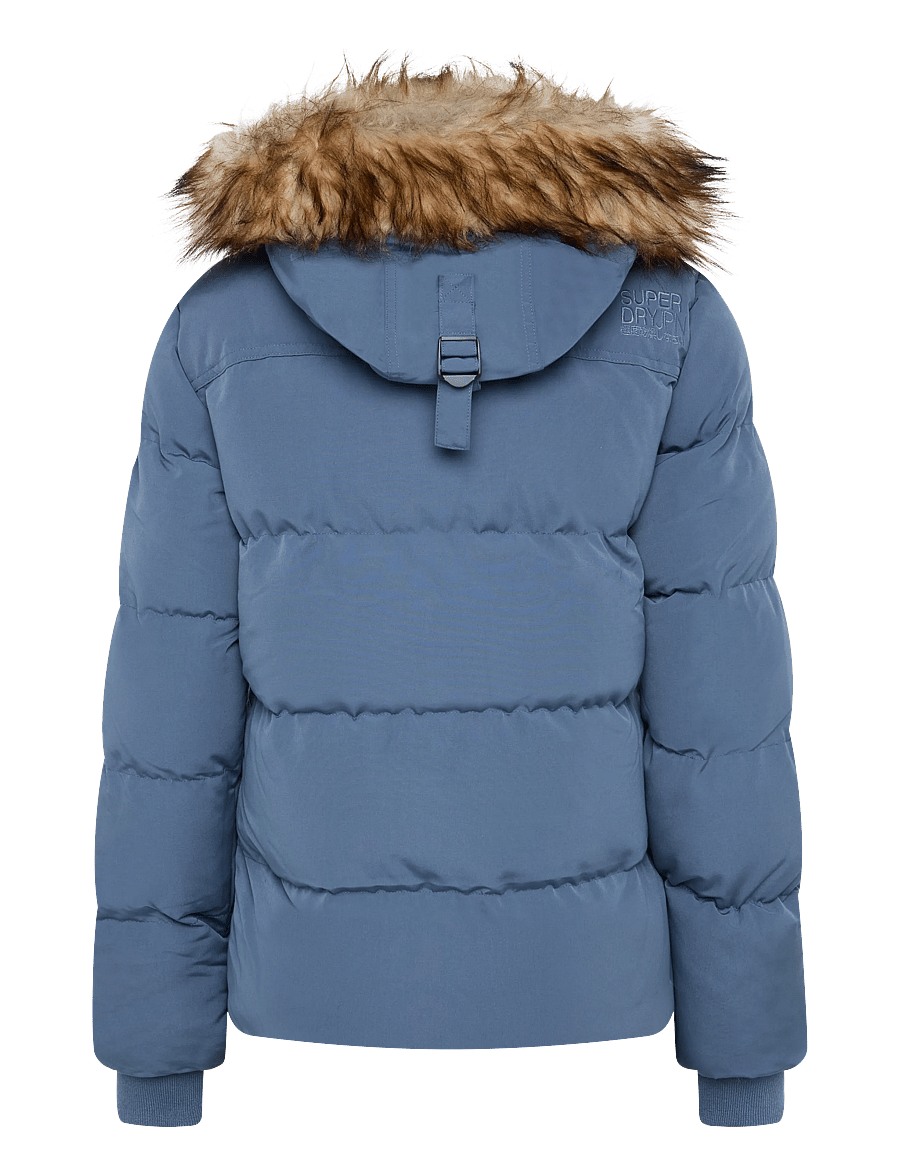 Superdry - EVEREST 5 BAFFLE PUFFER JKT - talvejoped - dry slate blue - 1