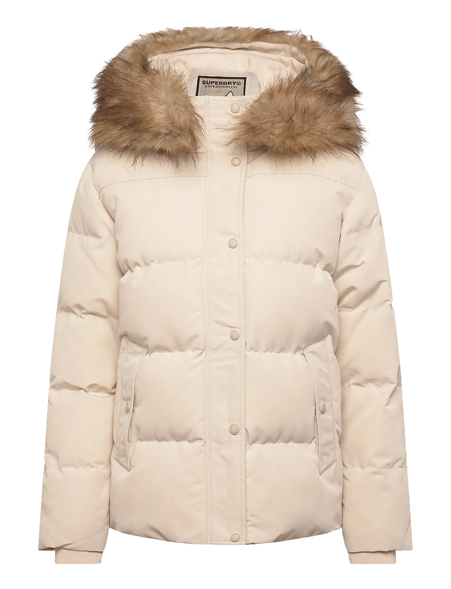 Superdry - EVEREST 5 BAFFLE PUFFER JKT - vinterjackor - pink tint - 1